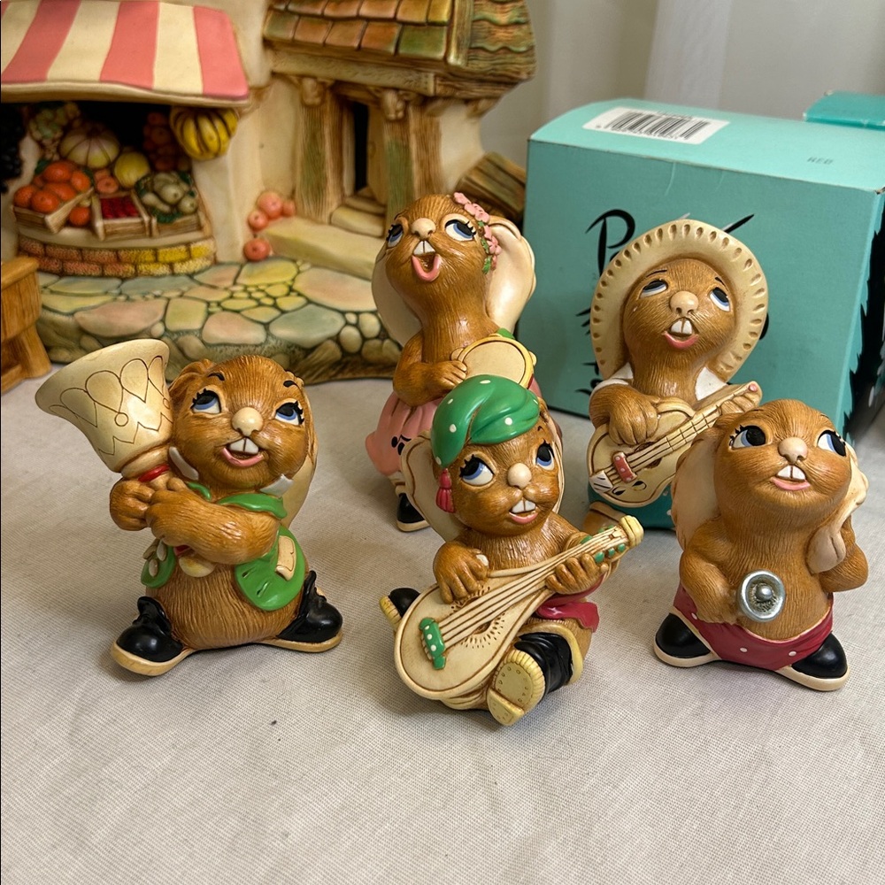 Pendelfin Merrymakers Band – Casanova, Jingle, Tinker, Rocky & Rosa